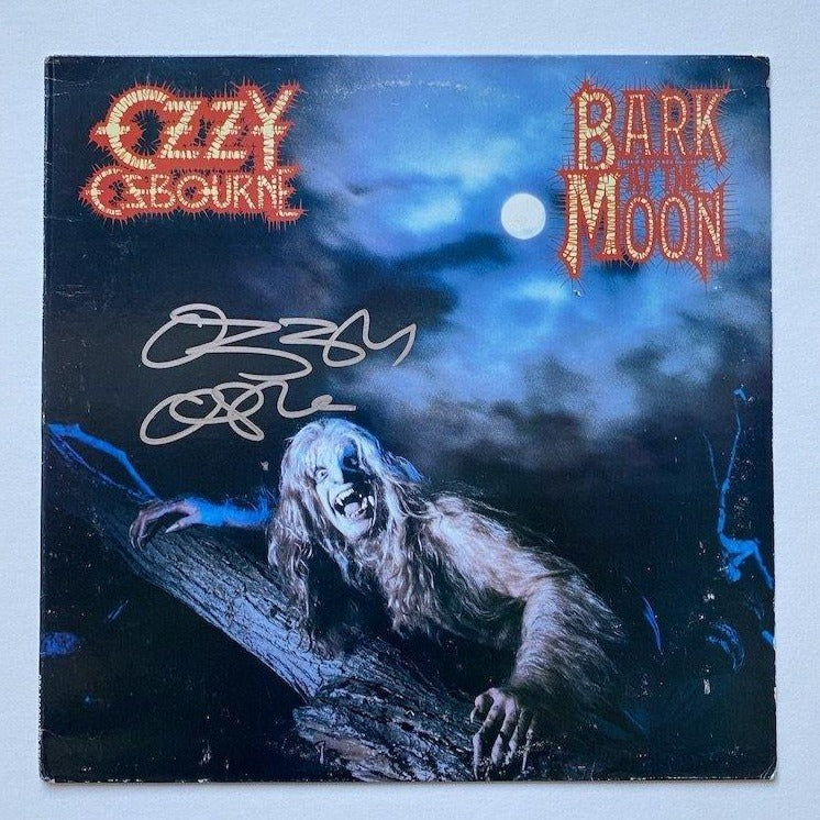 OZZY OSBOURNE autographed "Bark At The Moon"