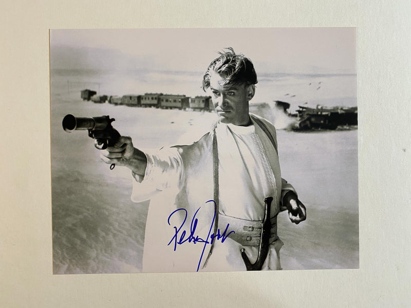 PETER O'TOOLE autographed "Lawrence Of Arabia" 11x14 photo