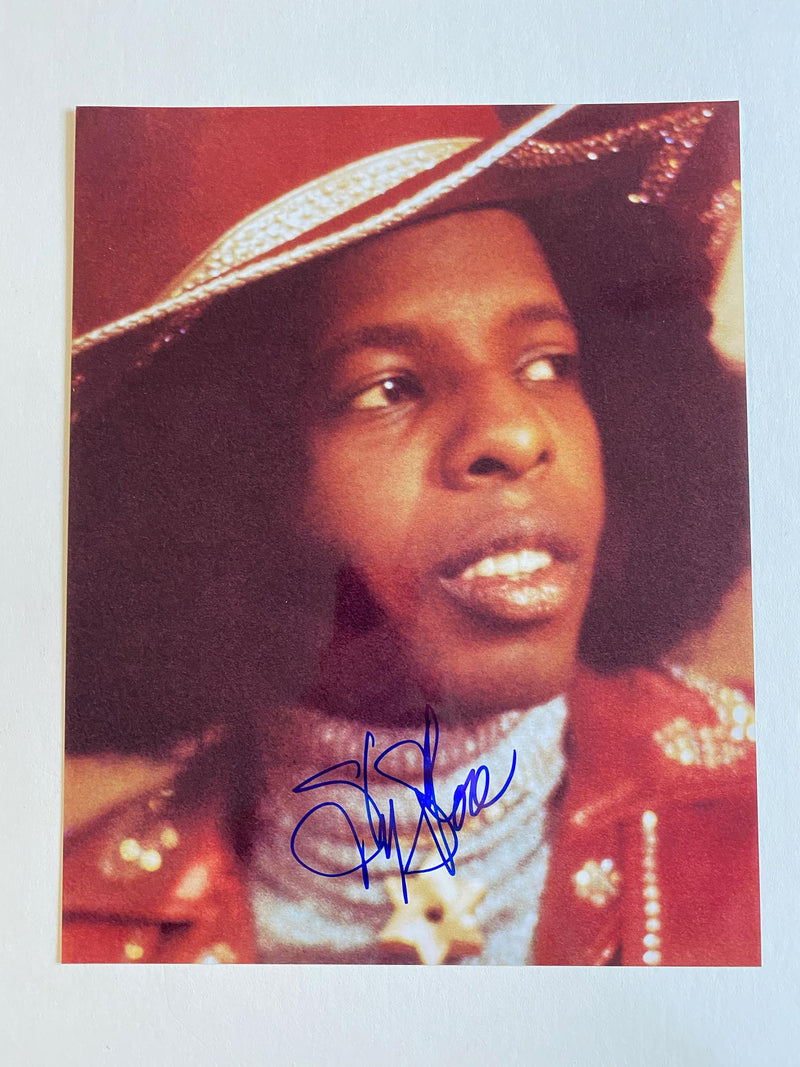 SLY STONE autographed 11x14 photo