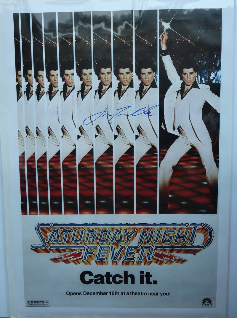 "Saturday Night Fever" autographed by JOHN TRAVOLTA