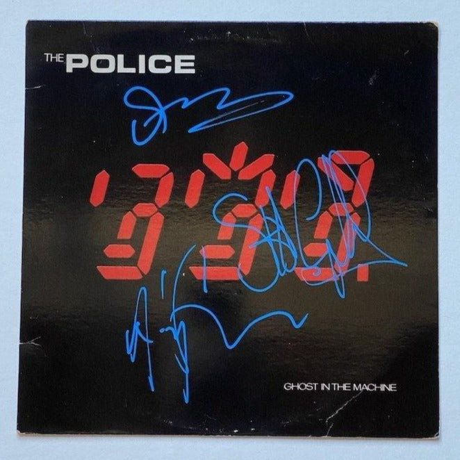 THE POLICE autographed "Ghost in the Machine"