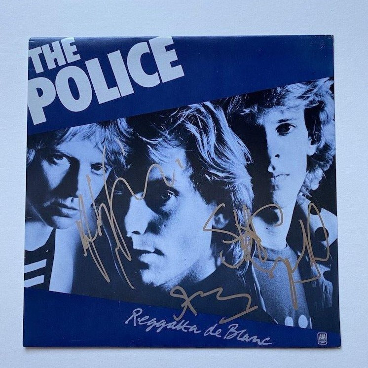 THE POLICE autographed "Regatta De Blanc"