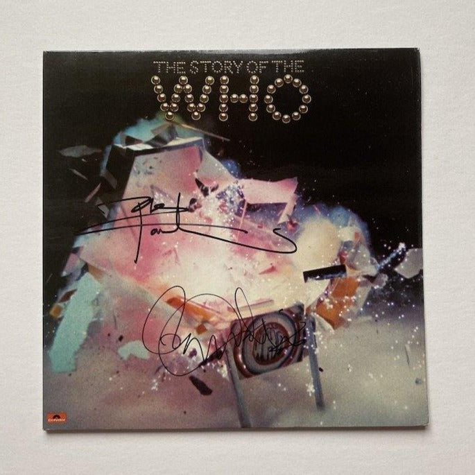 THE WHO / ROGER DALTREY and PETE TOWNSHEND autographed "The Story of The Who"