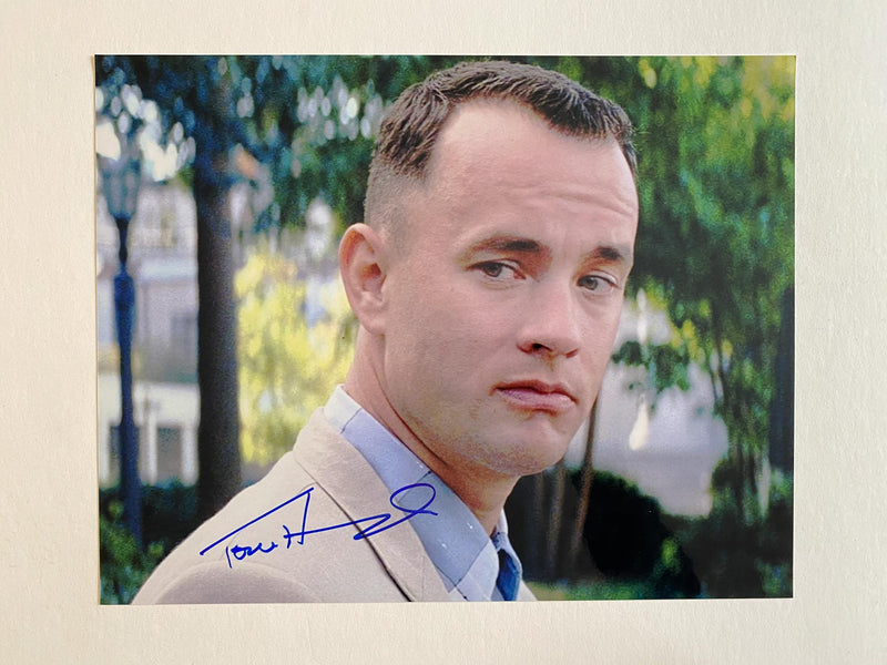 TOM HANKS autographed "Forrest Gump" 11x14 photo