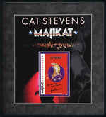 CAT STEVENS autographed "1976 Majikat Tour Program" 18x20 framed display