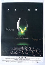"Alien" autographed by SIGOURNEY WEAVER and RIDLEY SCOTT